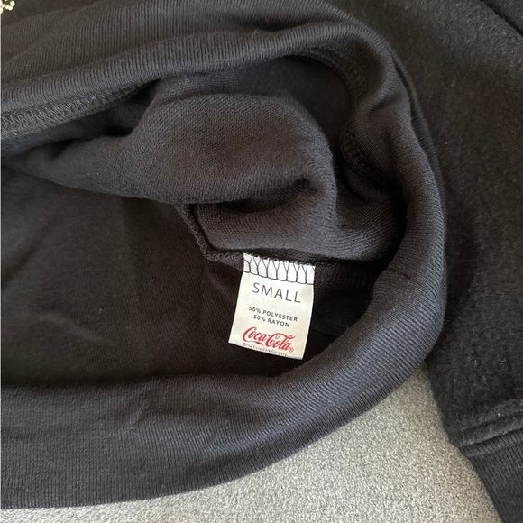 Coca Cola polar bears with Christmas trees fleece 2 piece pajama set - Picture 5 of 7